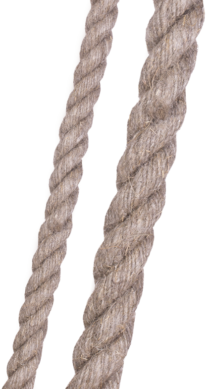 Corde de Jute fibres naturelles enroulées gréement la rambarde de sécurité Seilwerk STANKE 15m 20mm 